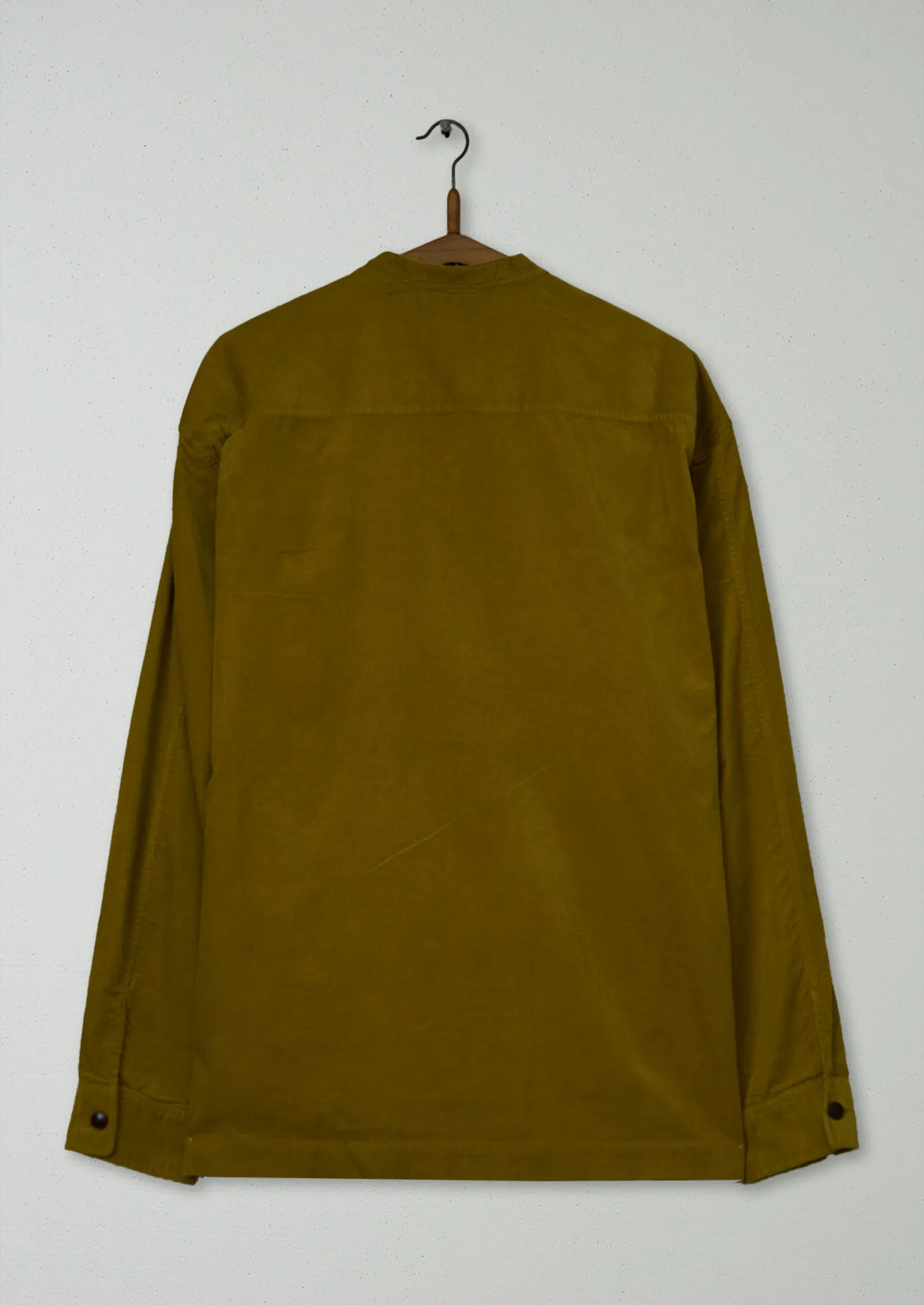 Reworn Cord Grandad Shirt Size M (036) | Golden Olive sold by TOAST product image thumbnail 2