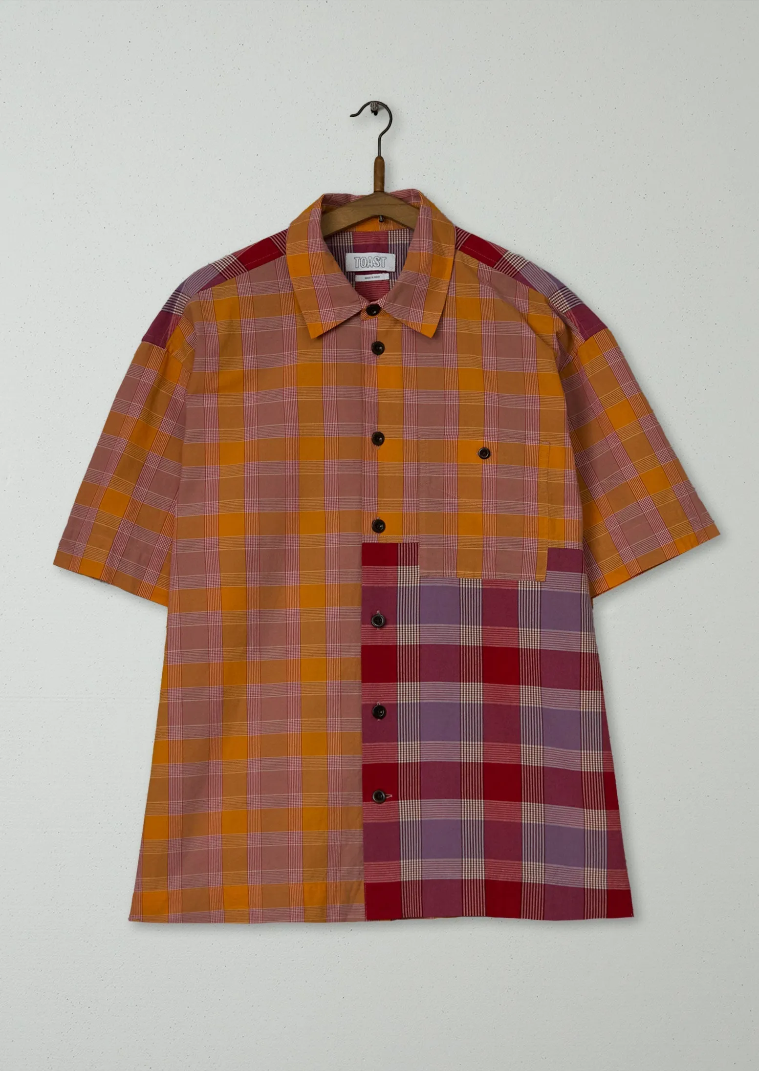 Reworn Mens Check Shirt Size M (037) | Multi sold by TOAST