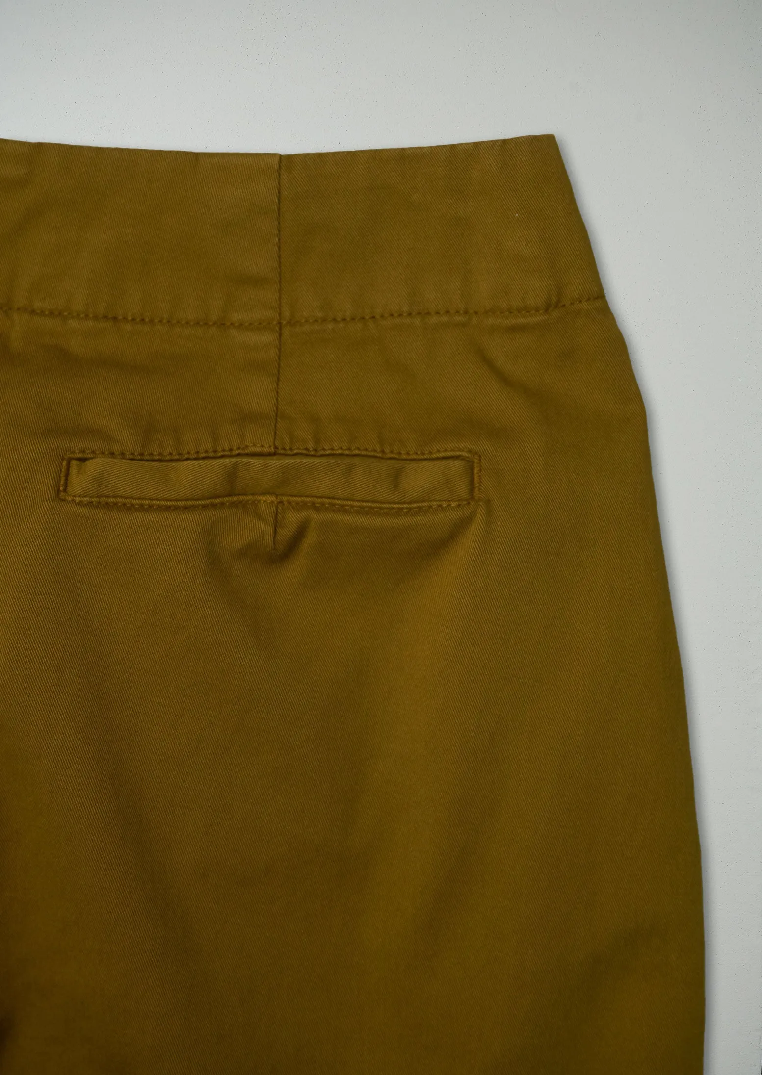 Reworn Cotton Twill Side Button Trousers Size 16 (1150) | Almond sold by TOAST product image thumbnail 2
