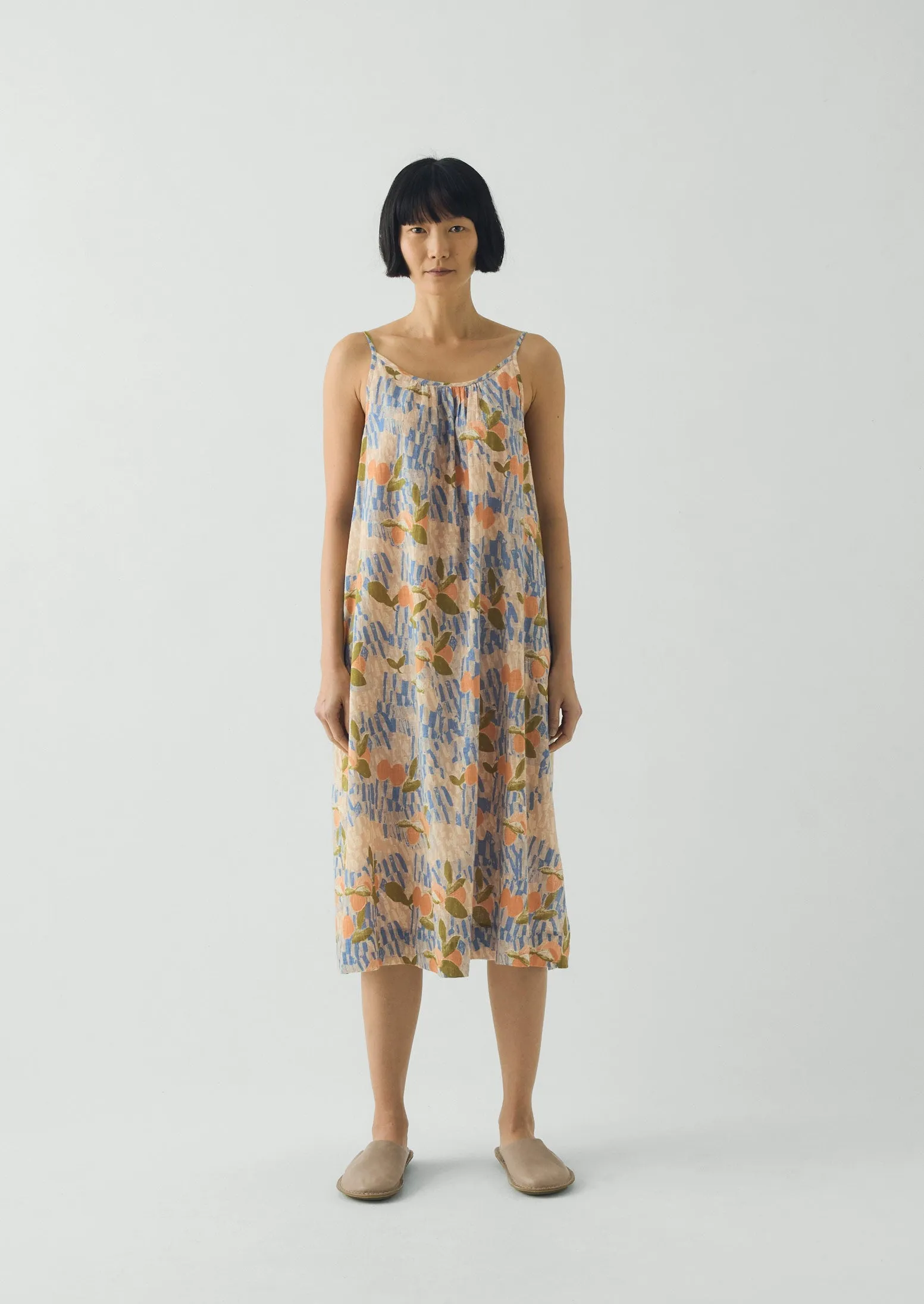 Picnic Print Cotton Nightdress | Ecru/Multi sold by TOAST product image thumbnail 2