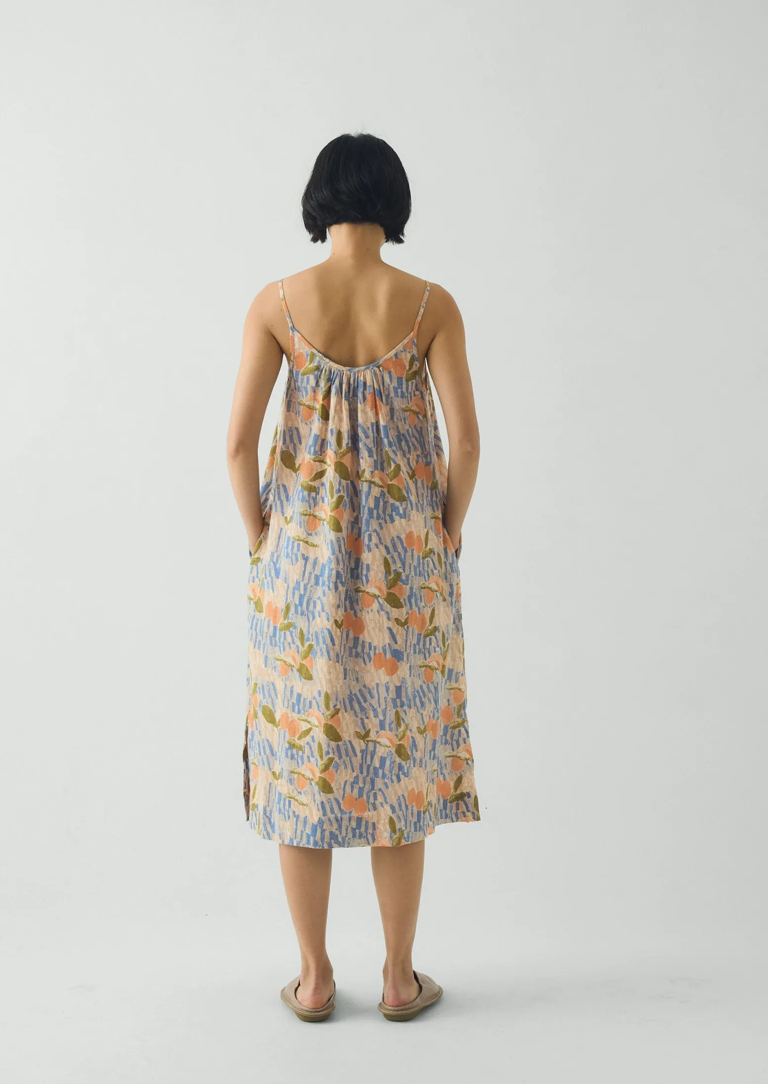 Picnic Print Cotton Nightdress | Ecru/Multi sold by TOAST product image thumbnail 4