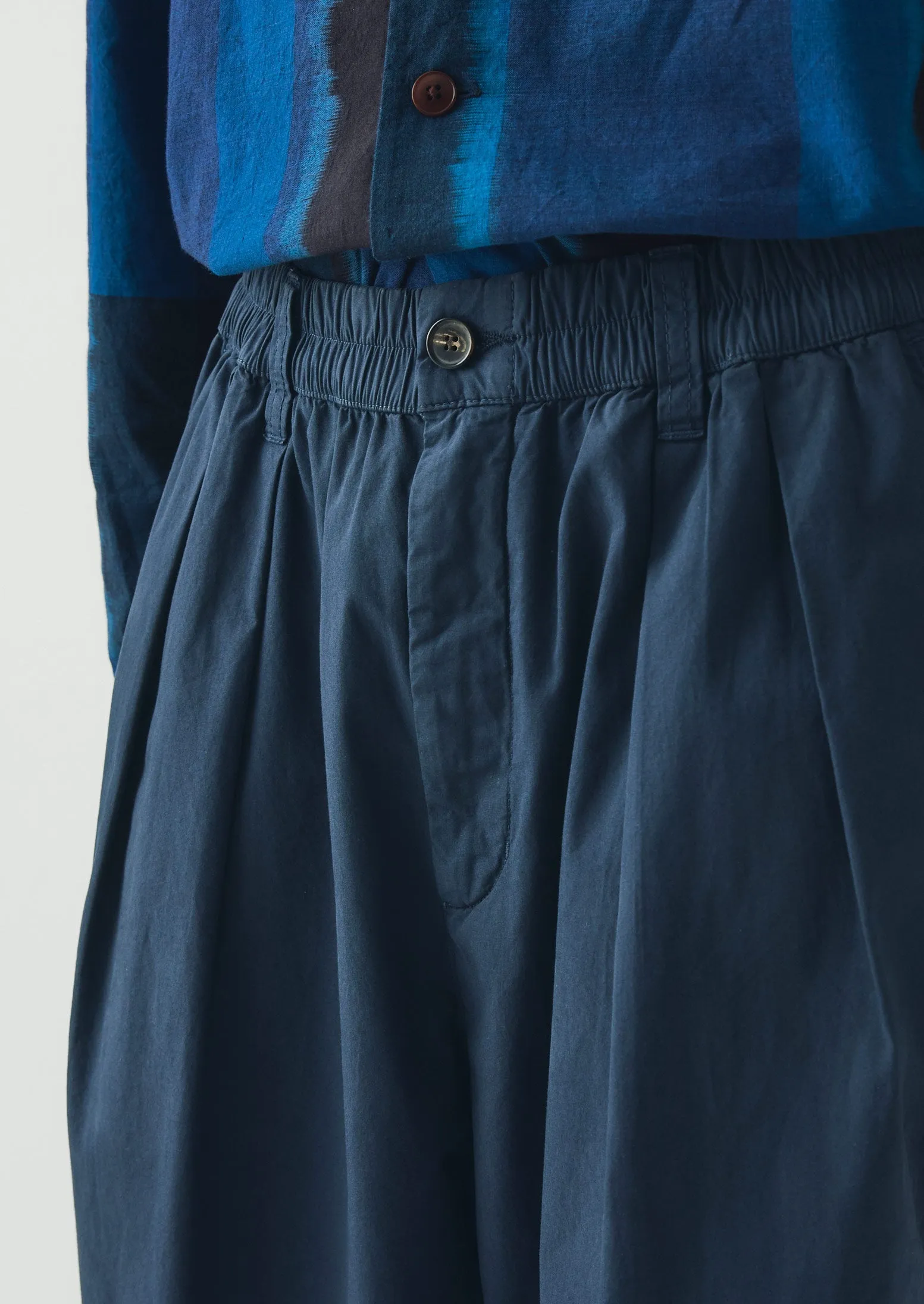 Casper Cotton Poplin Trousers | Navy sold by TOAST product image thumbnail 4