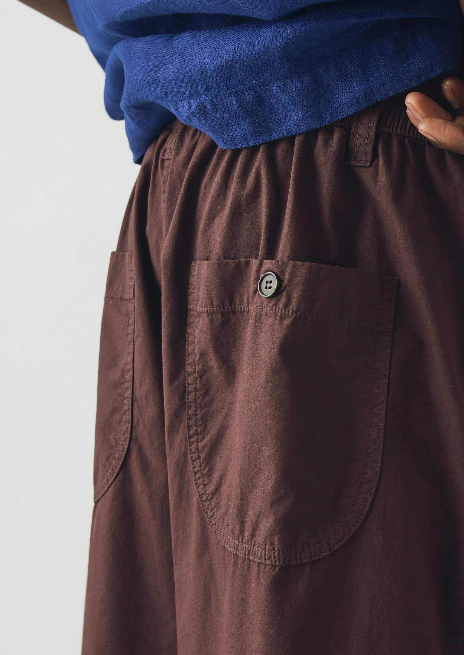Casper Cotton Poplin Trousers | Fig sold by TOAST product image thumbnail 5