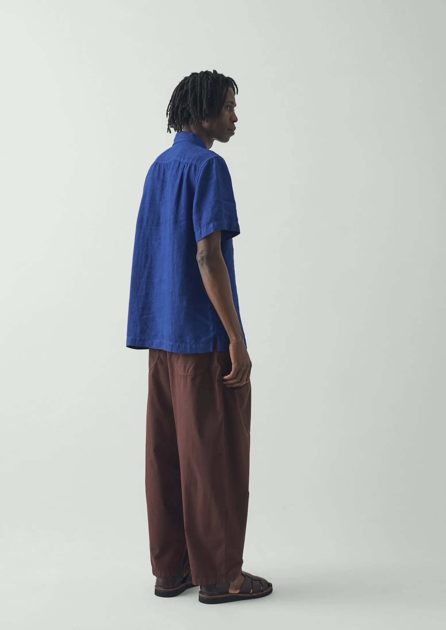 Casper Cotton Poplin Trousers | Fig sold by TOAST product image thumbnail 2