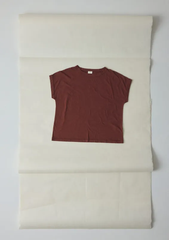 Alda Organic Cotton Easy Tee | Radicchio made by TOAST