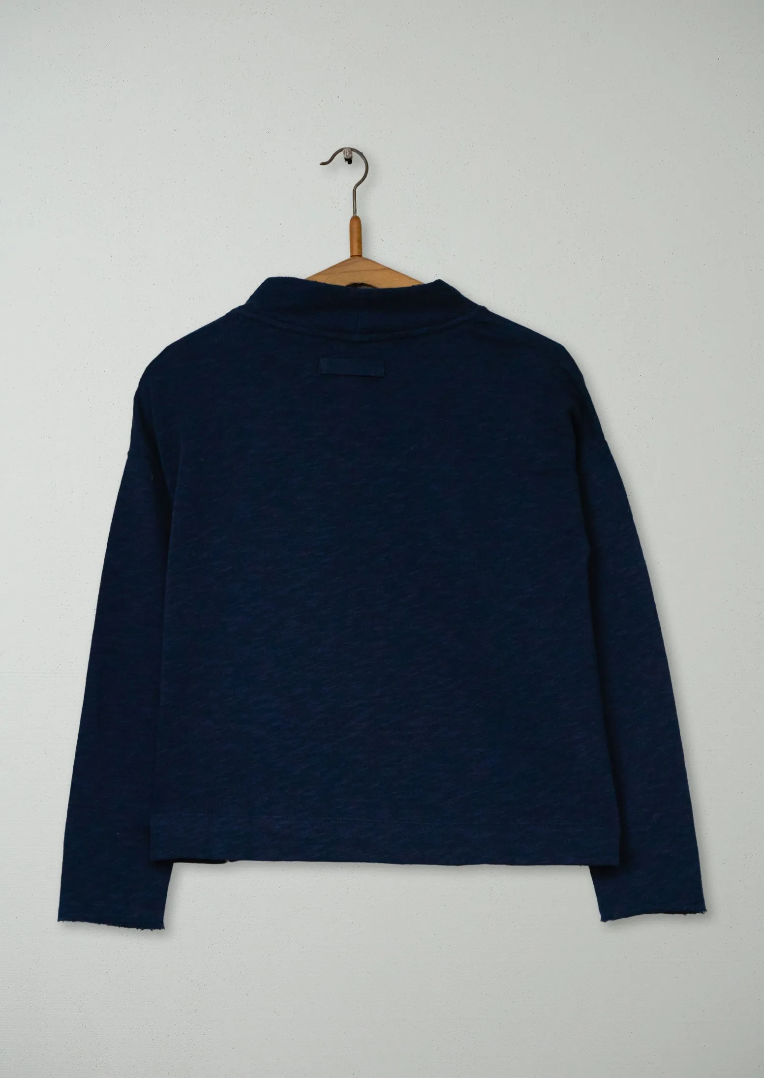Reworn Loop Back Jersey Sweater Size XXS (132) | Midnight sold by TOAST product image thumbnail 2