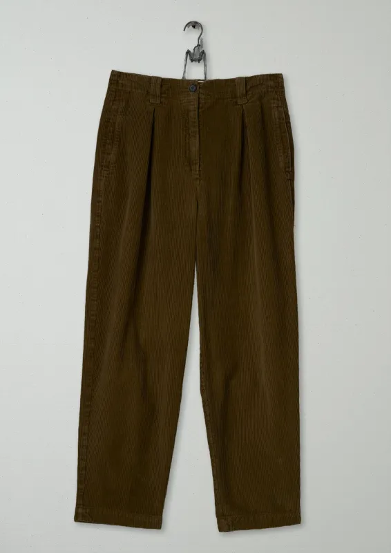 Reworn Cord Trousers Size 12 (1159) | Earth made by TOAST