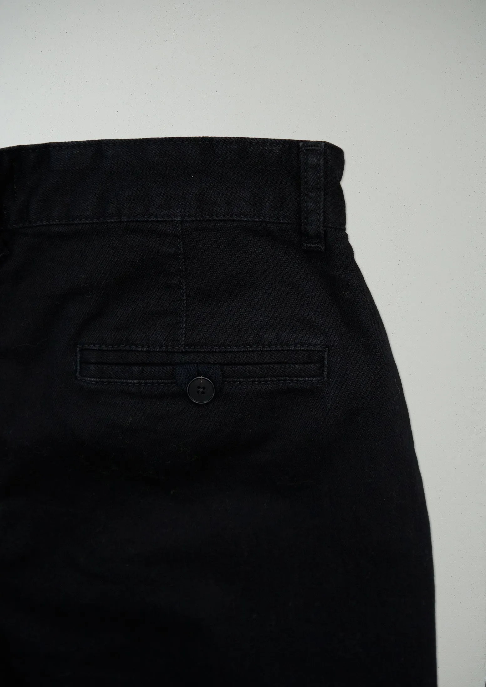 Reworn Denim Side Button Trousers Size 10 (1131) | Black sold by TOAST product image thumbnail 2