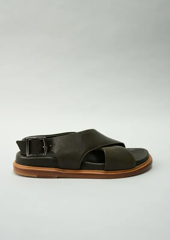 Reworn Sturlini Loafer Size 36 (557) | Dark Olive made by TOAST