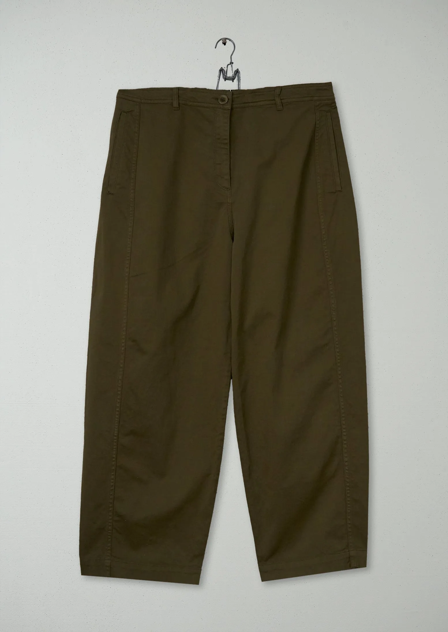 Reworn Flat Front Trousers Size 18 (1184) | Dark Pear sold by TOAST