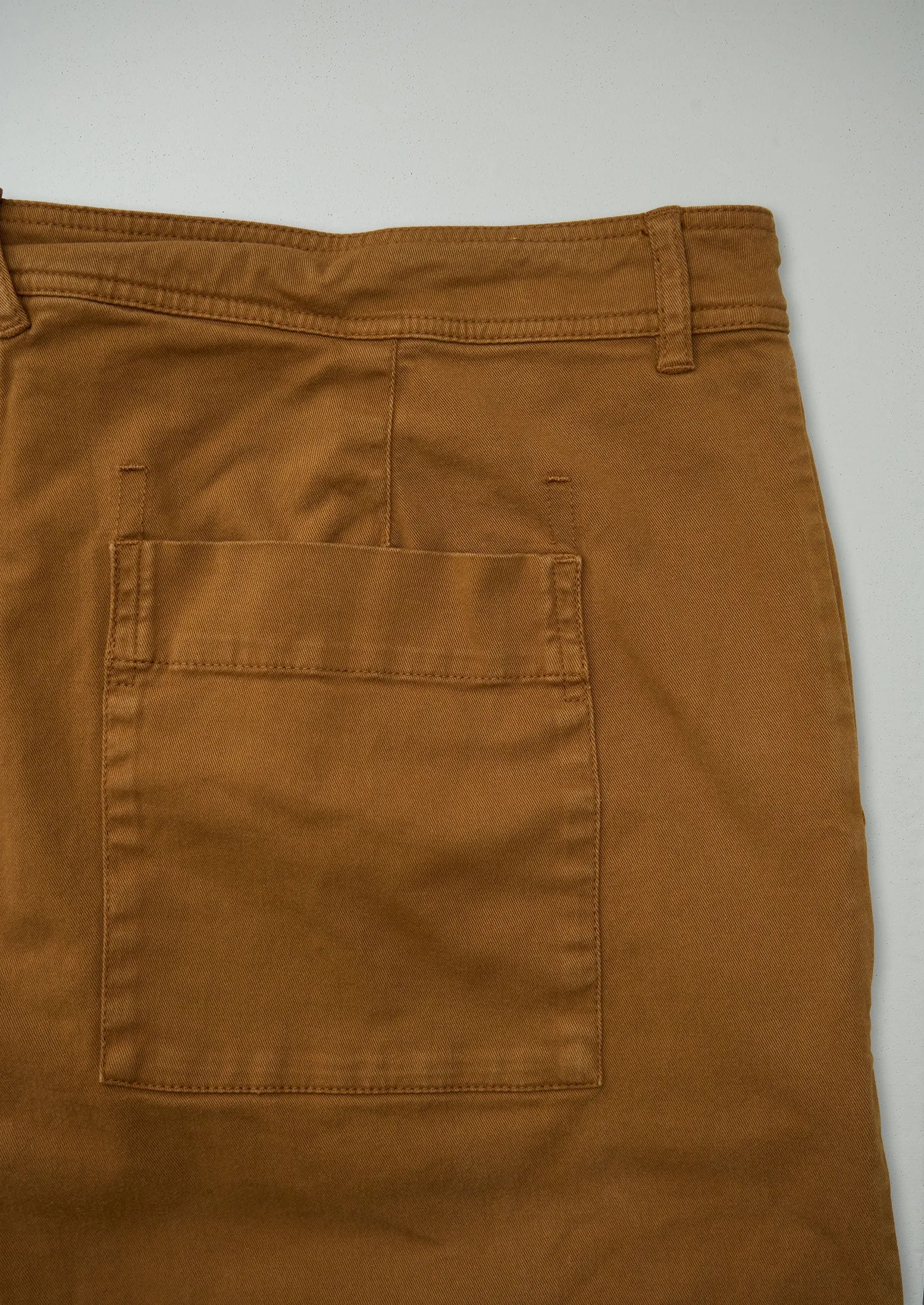Reworn Darted Cotton Twill Trousers Size 18 (1194) | Russet sold by TOAST product image thumbnail 2