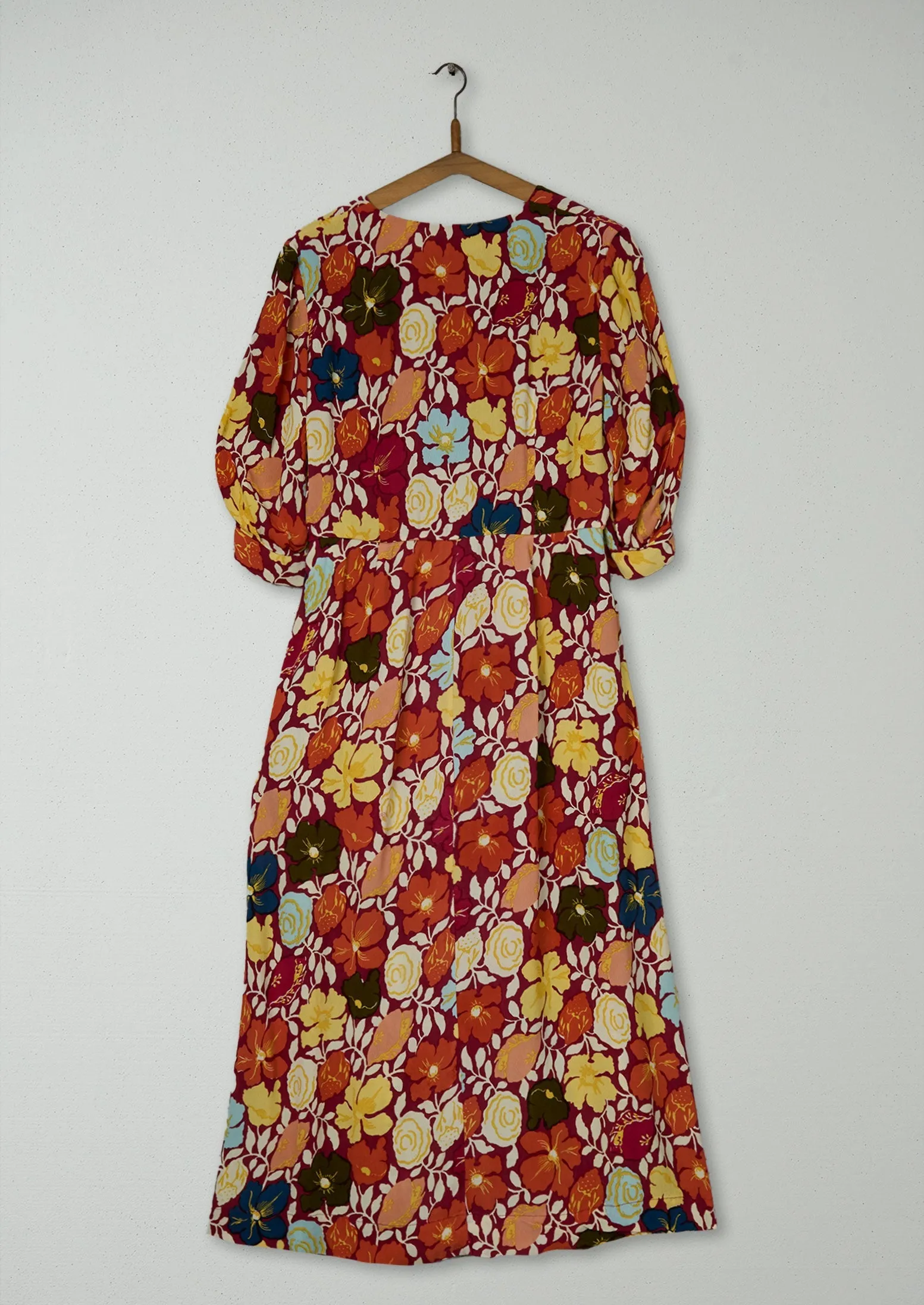 Reworn Tulip Print Dress Size 14 (1730) | Multi sold by TOAST product image thumbnail 2