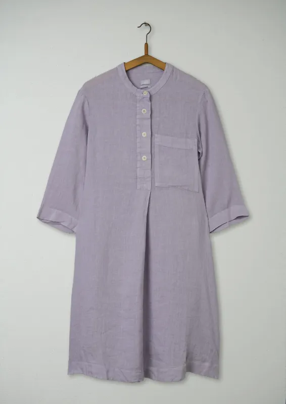 Reworn Half Placket Night Shirt Size S (224) | Blue Stone made by TOAST