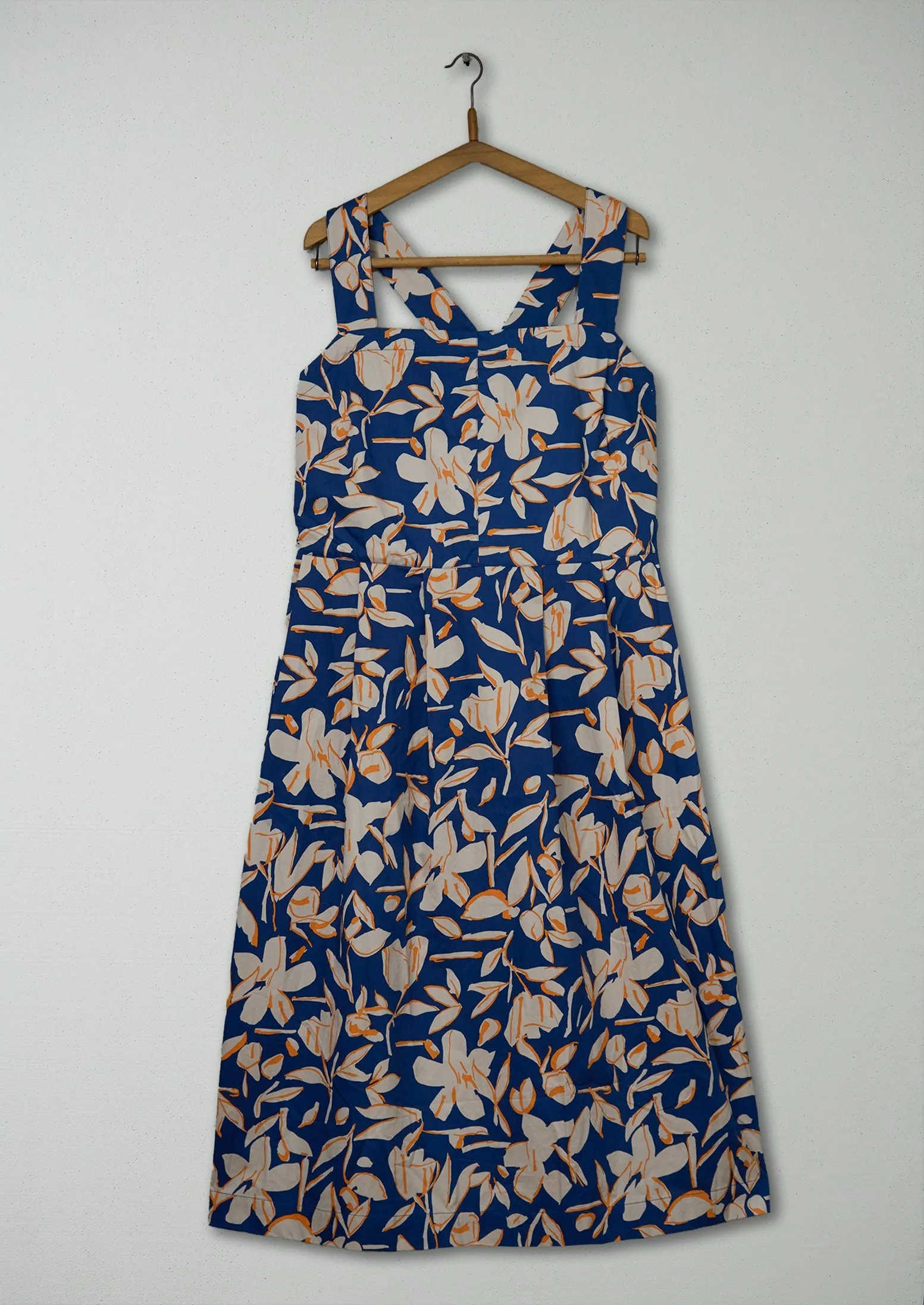 Reworn Cotton Floral Print Dress Size 18 (1716) | River Blue sold by TOAST