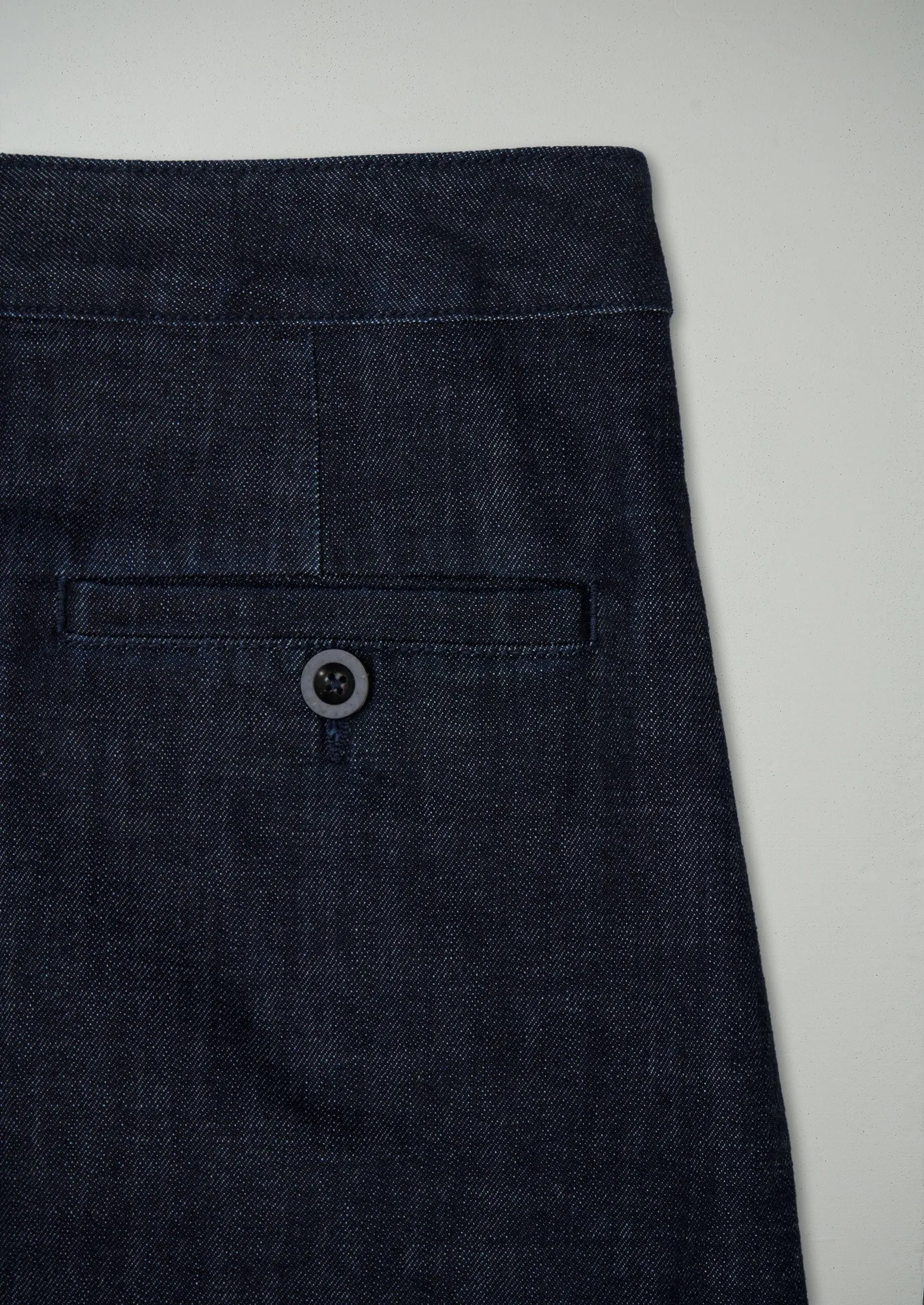 Reworn Denim Side Button Skirt Size 16 (314) | Indigo sold by TOAST product image thumbnail 2