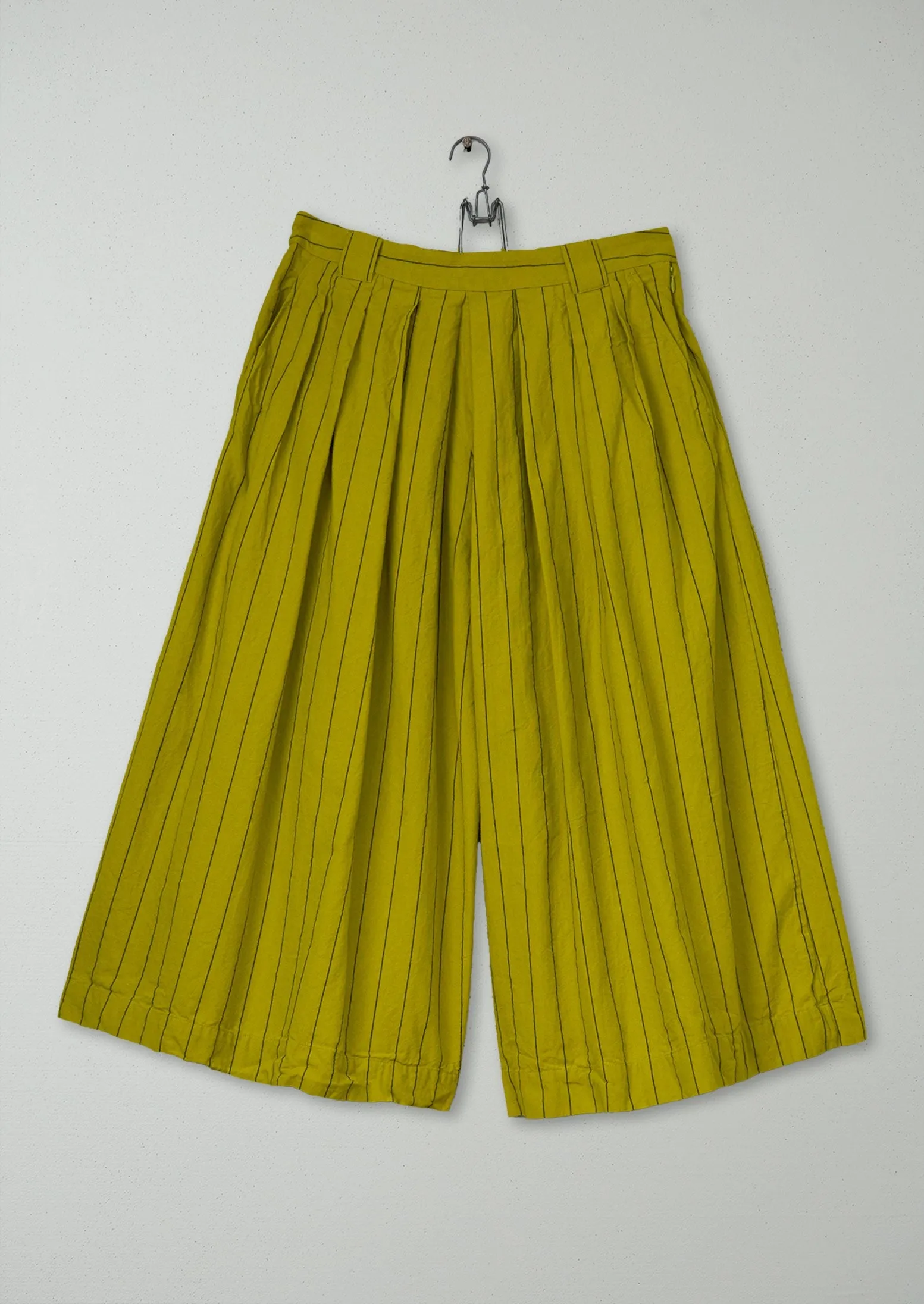 Reworn Stripe Cotton Culottes Size 12 (1259) | Pomelo sold by TOAST