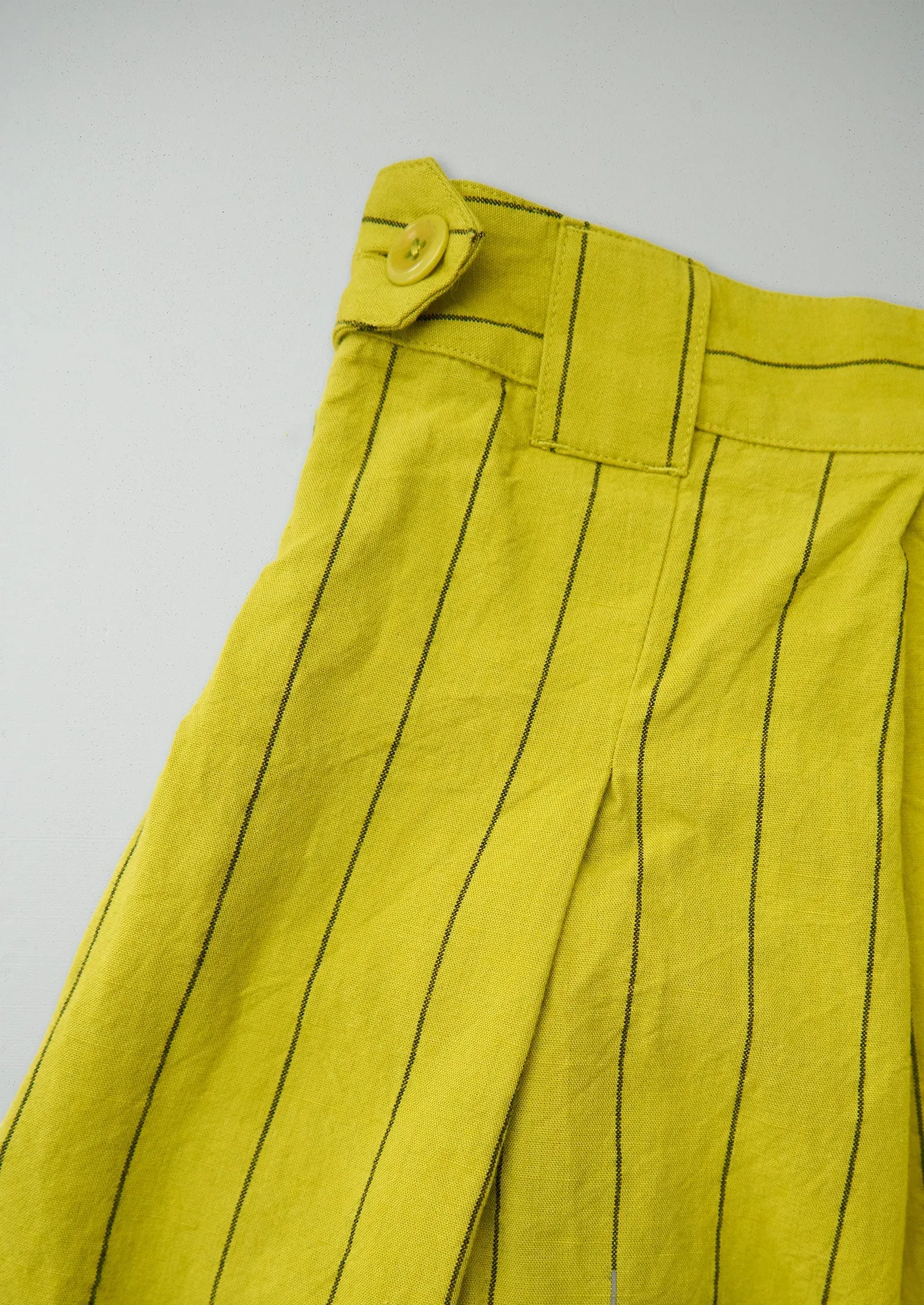 Reworn Stripe Cotton Culottes Size 12 (1259) | Pomelo sold by TOAST product image thumbnail 2