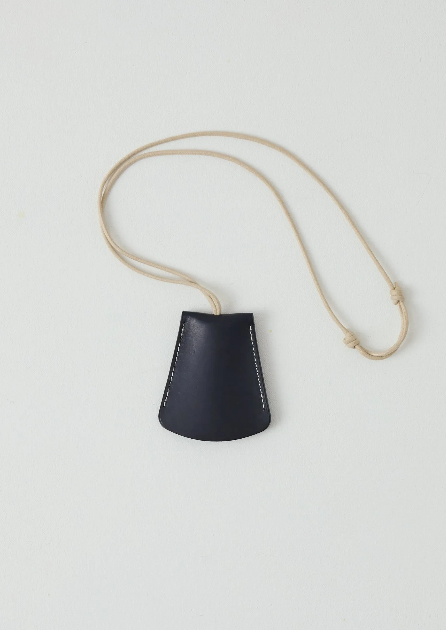 Laperruque Leather Bell Key Holder | Navy sold by TOAST