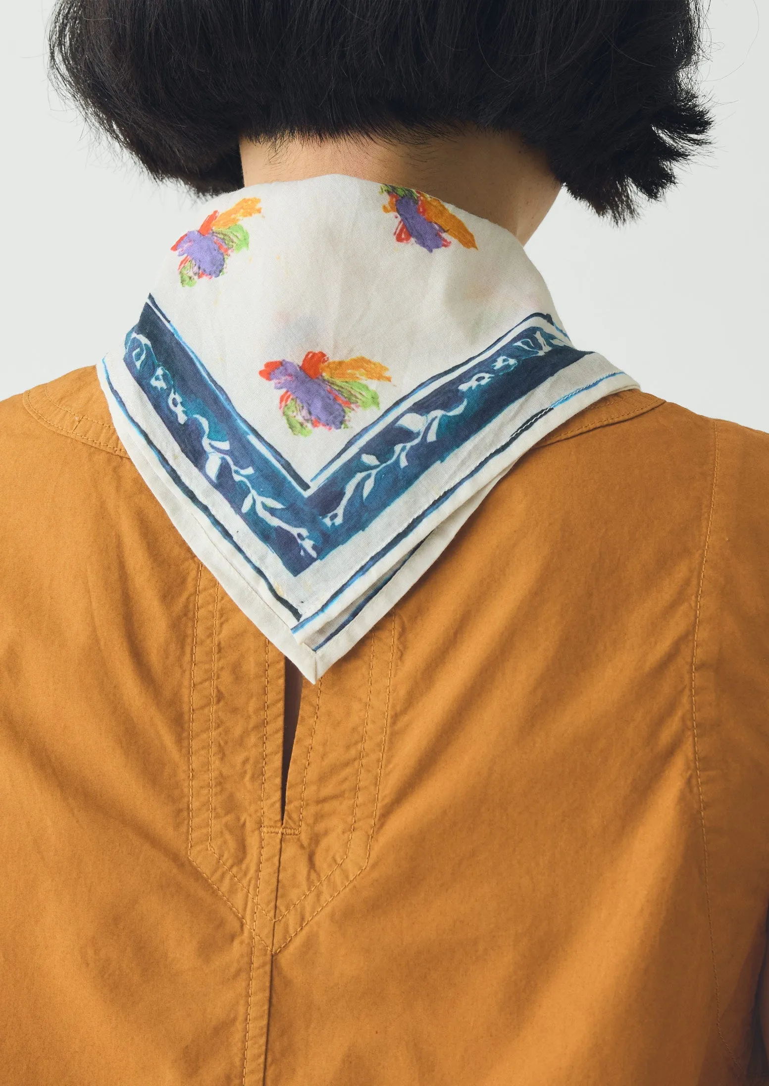 Table Setting Print Cotton Bandana | Ecru Multi sold by TOAST product image thumbnail 3