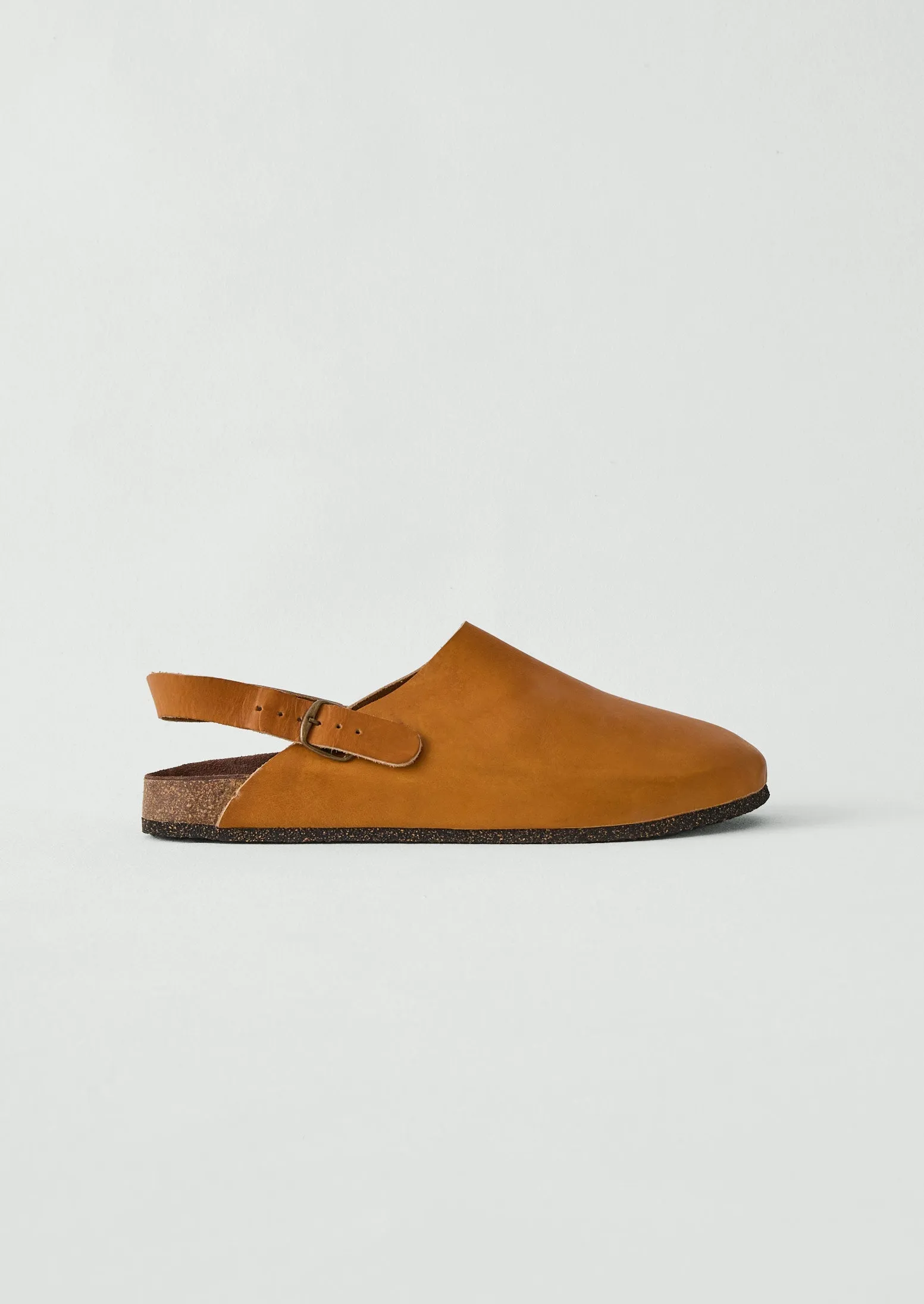 La Botte Gardiane Leather Mules | Natural sold by TOAST