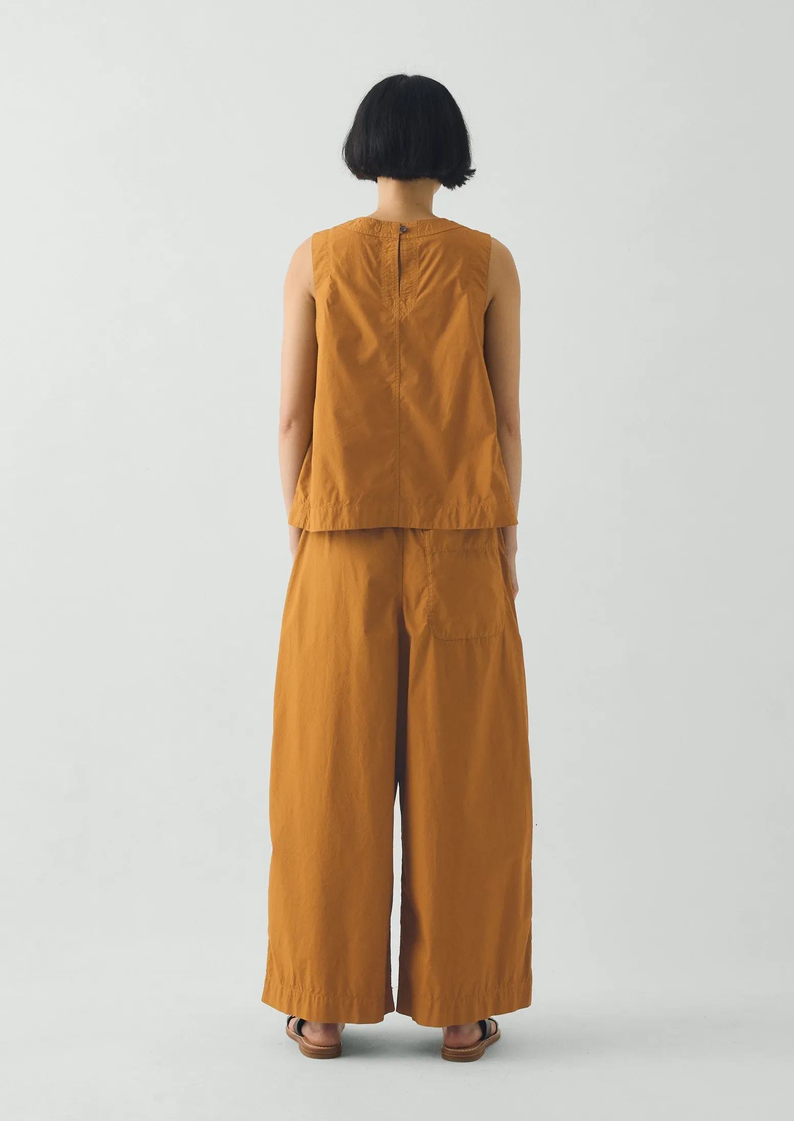 Panelled Garment Dyed Sleeveless Top | Dhal sold by TOAST product image thumbnail 4
