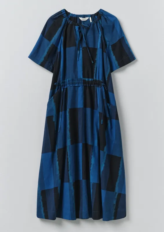 Sobremesa Cotton Ikat Dress | Bright Blue made by TOAST