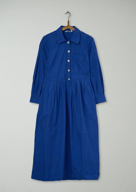 Reworn Stripe Poplin Dress Size XS (1742) | Multi made by TOAST