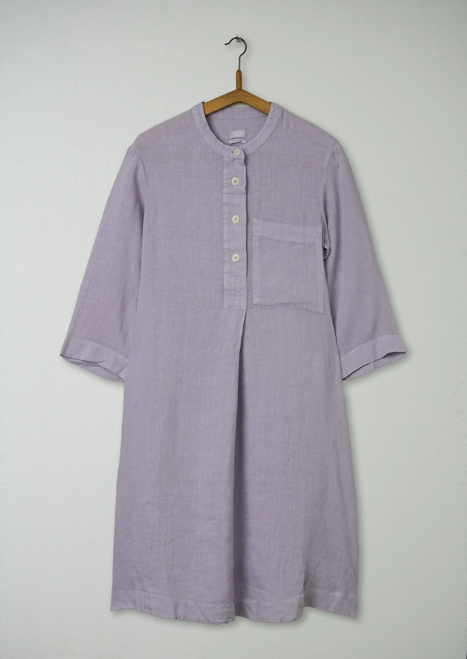 Reworn Half Placket Night Shirt Size L (245) | Blue Stone sold by TOAST