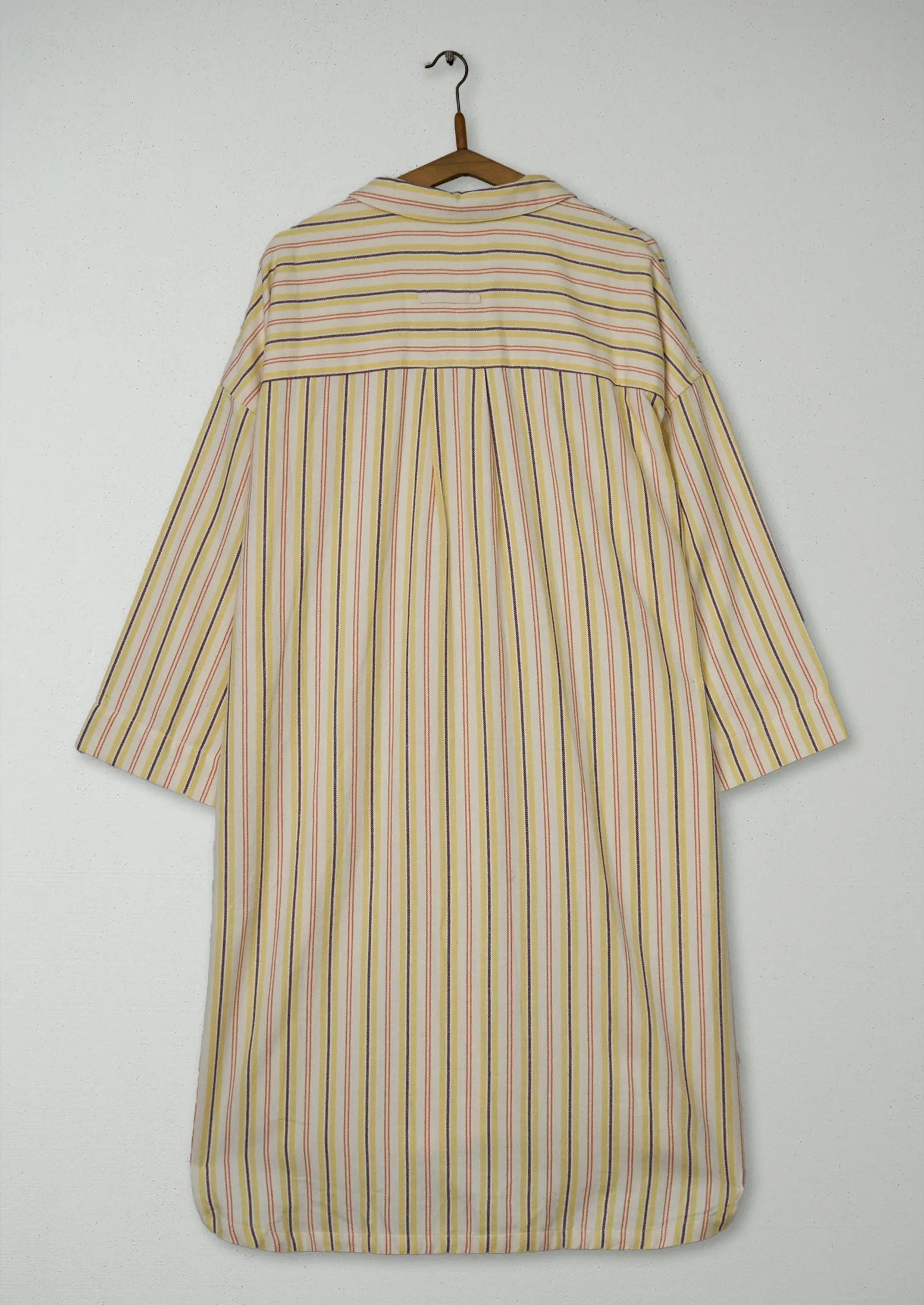 Reworn Stripe Flannel Nightshirt Size M (258) | Multi sold by TOAST product image thumbnail 2