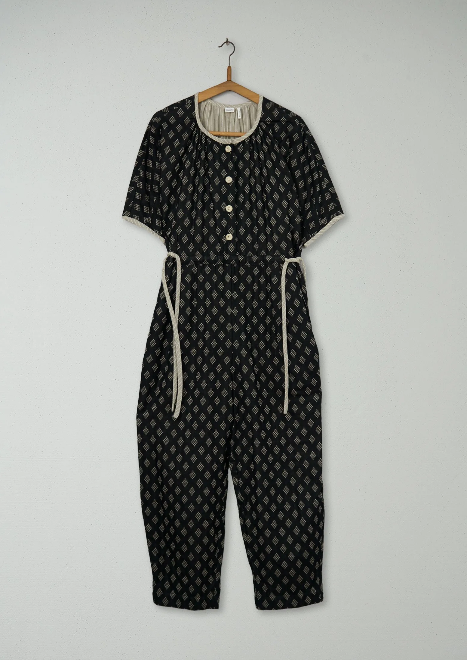 Reworn Diamond Stripe Jumpsuit Size S (1400) | Multi sold by TOAST