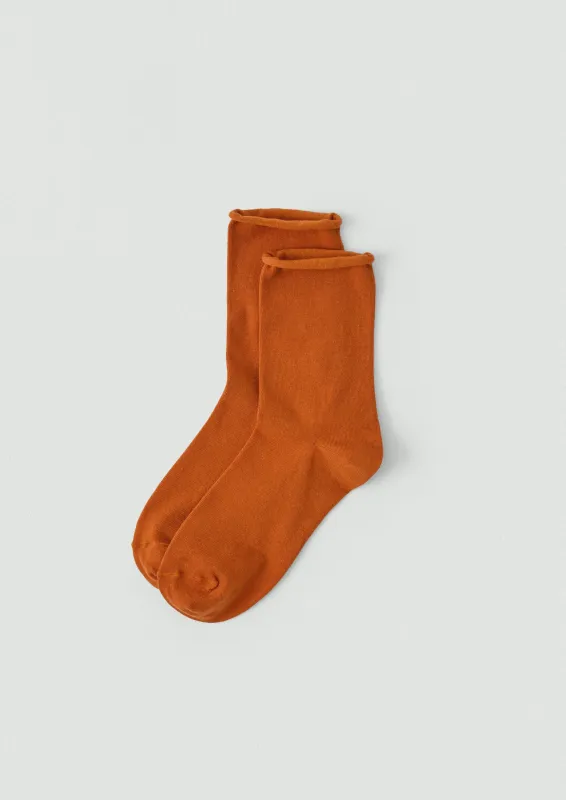 Fine Cotton Cashmere Socks | Squash made by TOAST