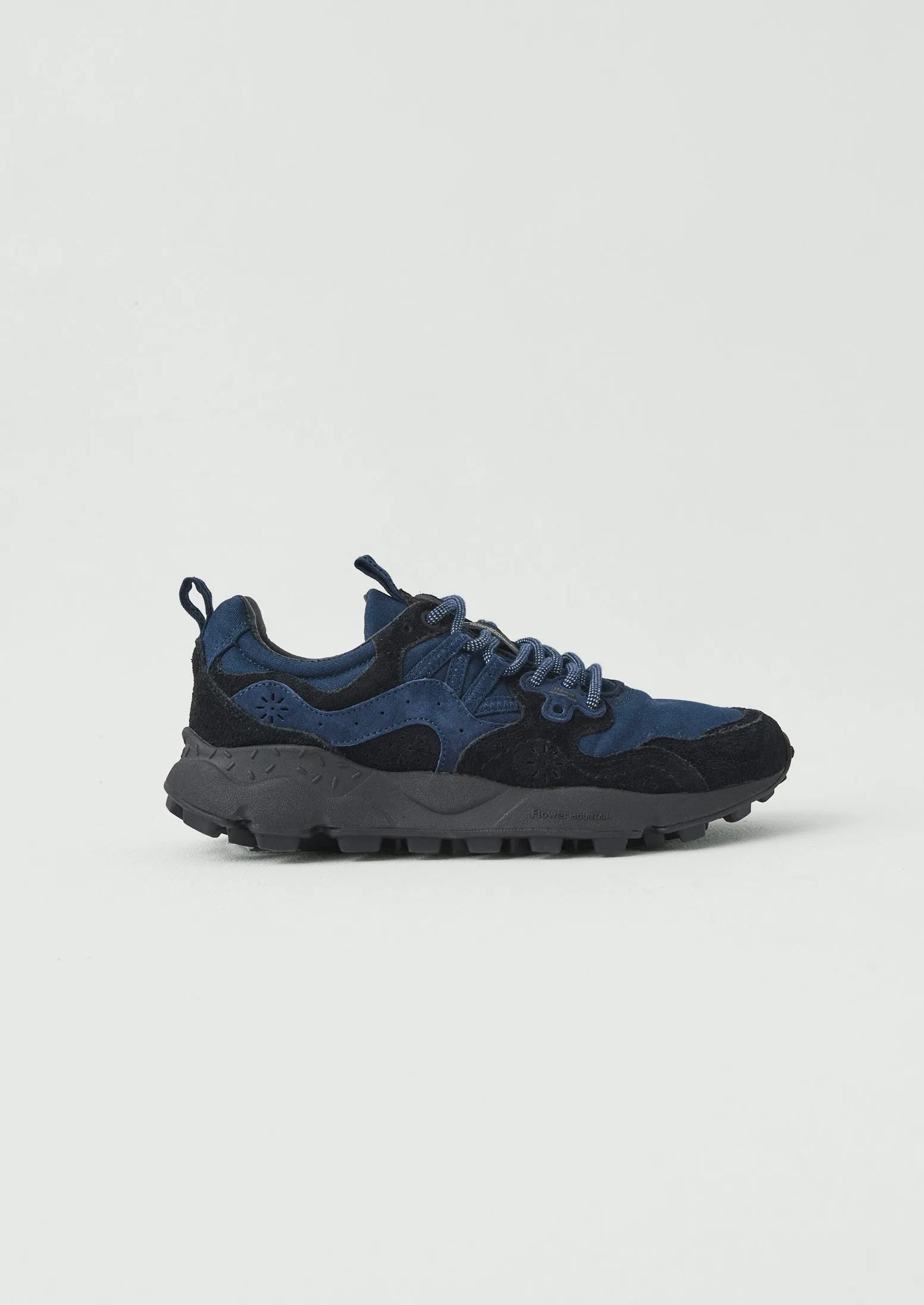 Flower Mountain Yamano Kaiso Panelled Trainers | Indigo sold by TOAST product image thumbnail 2