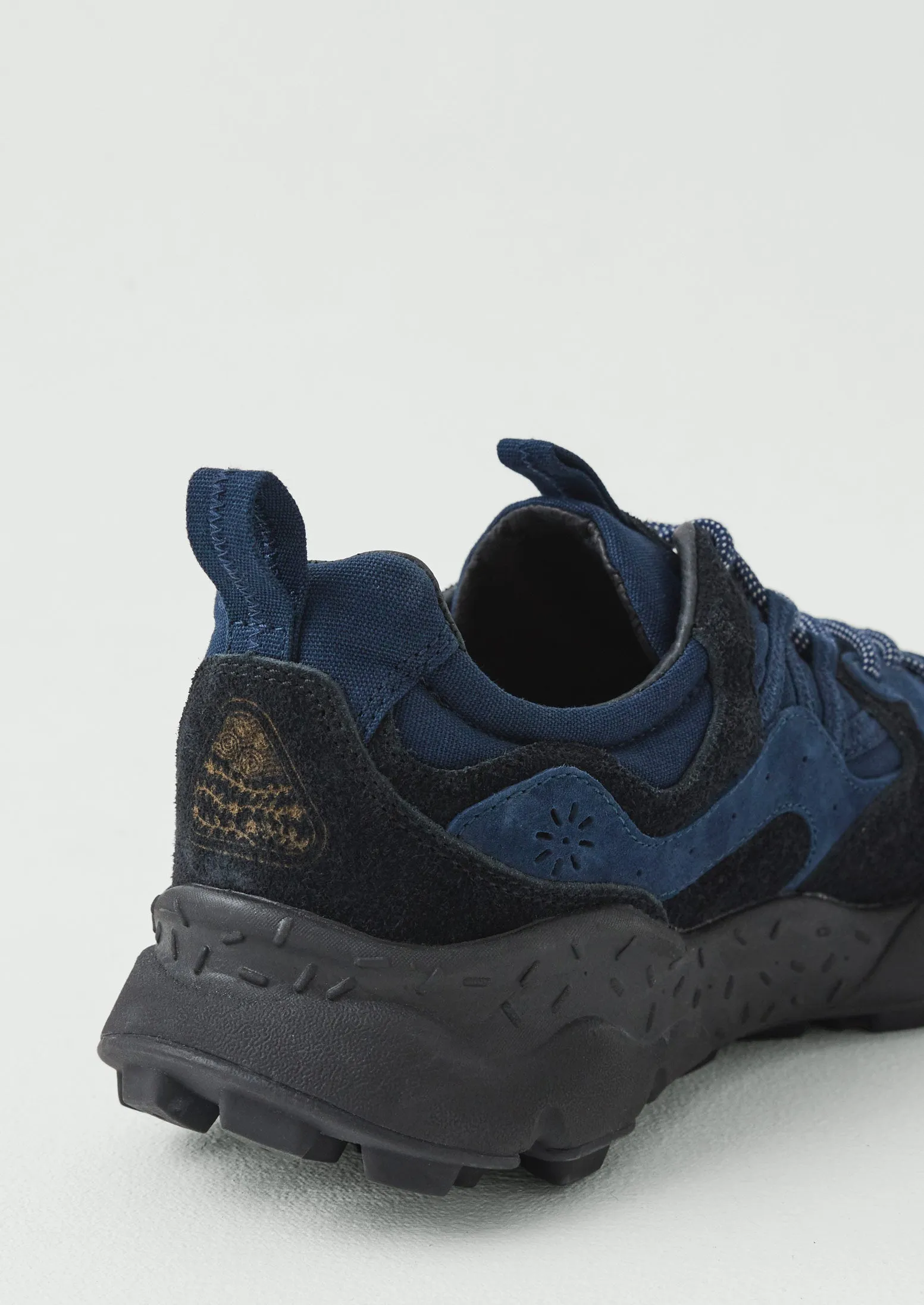 Flower Mountain Yamano Kaiso Panelled Trainers | Indigo sold by TOAST product image thumbnail 4