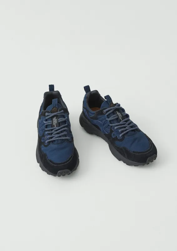 Flower Mountain Yamano Kaiso Panelled Trainers | Indigo made by TOAST