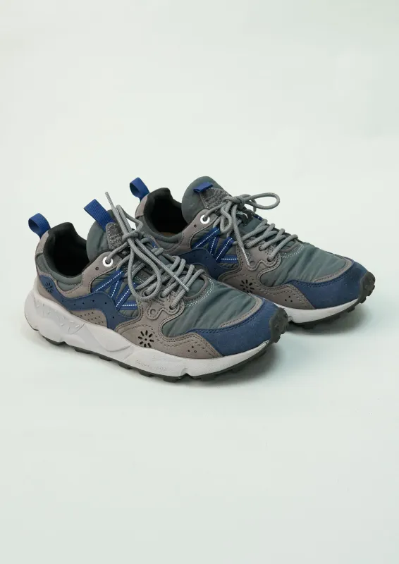 Reworn Flower Mountain Trainers Size 41 (701) | Charcoal made by TOAST