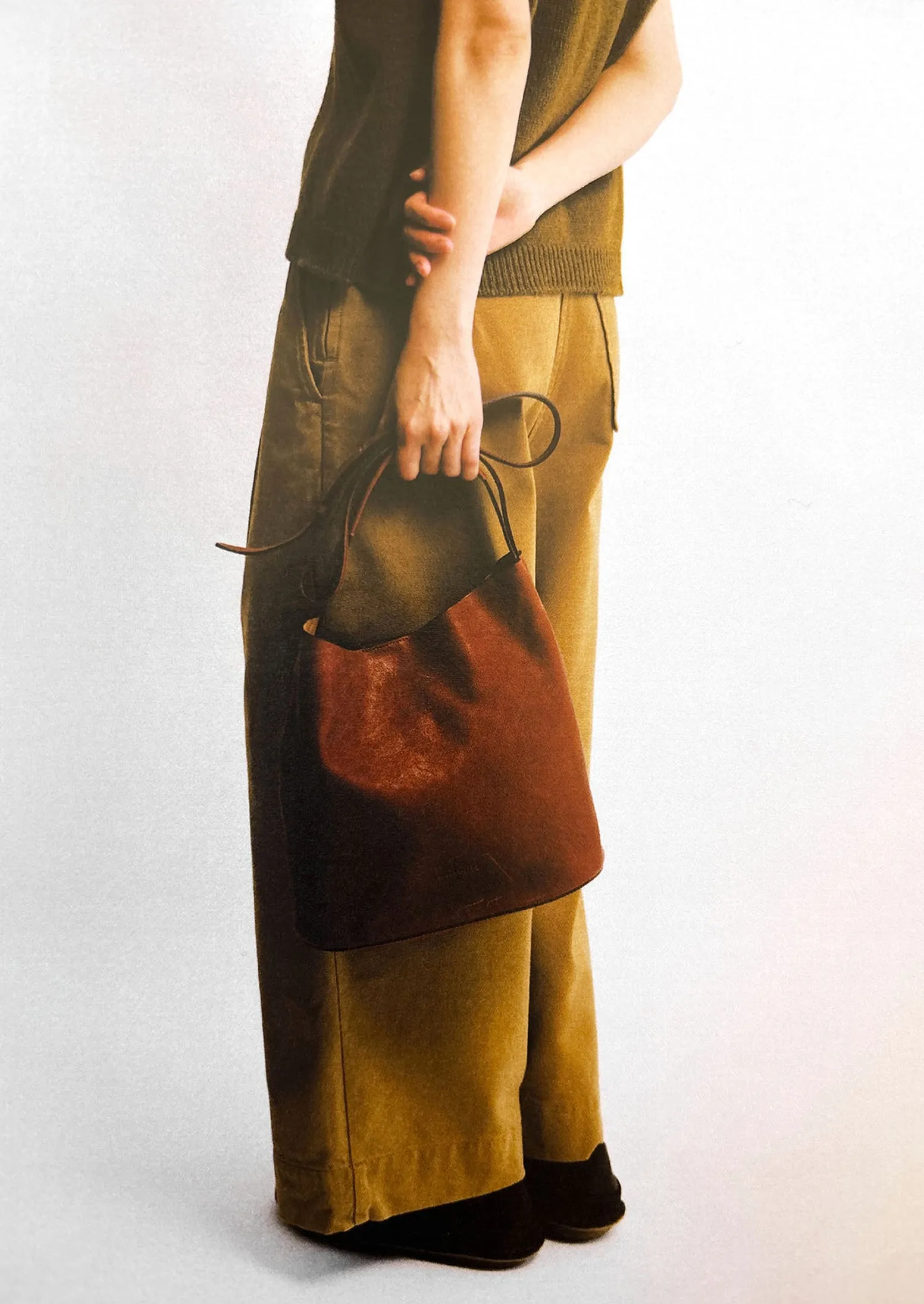 Cotton Pleat Front Trousers | Breen sold by TOAST product image thumbnail 3