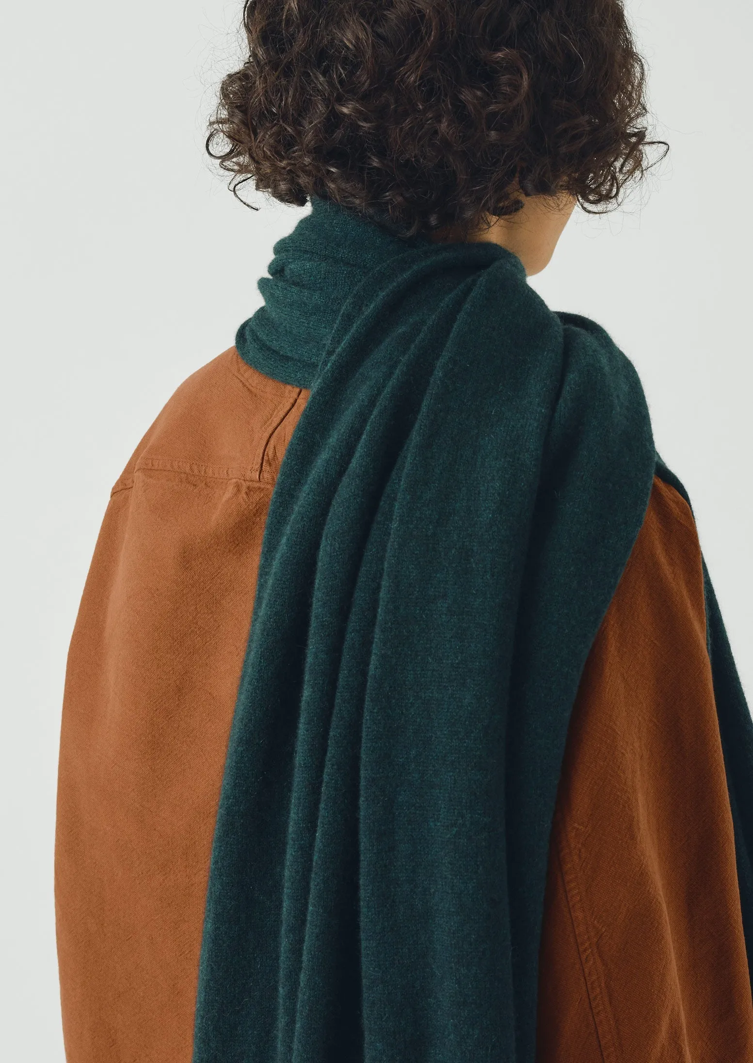 Cashmere Wool Wrap Scarf | Peacock sold by TOAST product image thumbnail 3