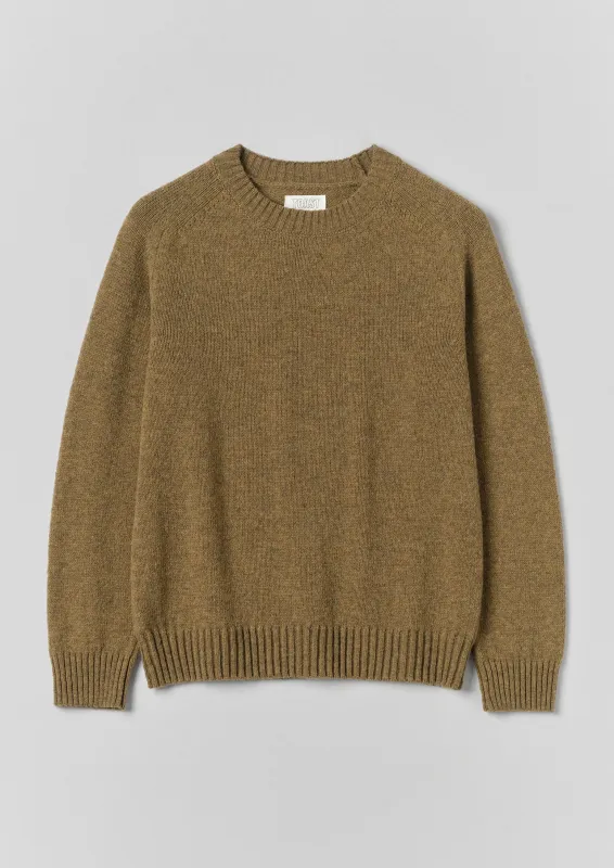 Crew Neck Wool Sweater | Dijon made by TOAST