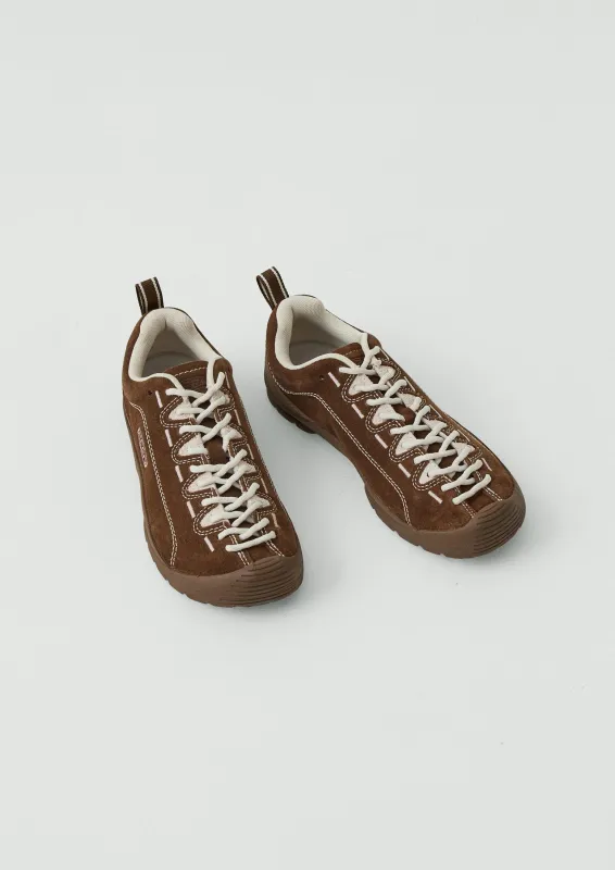 Keen Jasper Suede Trainers | Dark Earth/Birch made by TOAST