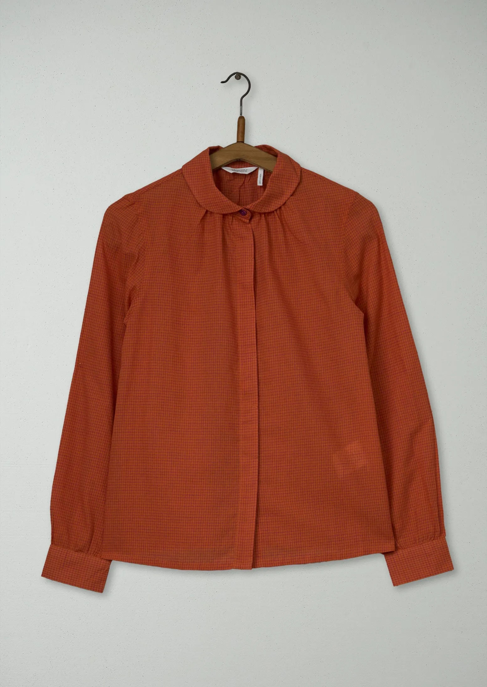 Reworn Check Cotton Shirt Size 4 (1202) | Multi sold by TOAST