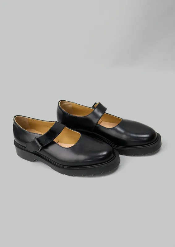 Reworn Solovair Mary Jane Shoes Size 7 (762) | Black made by TOAST