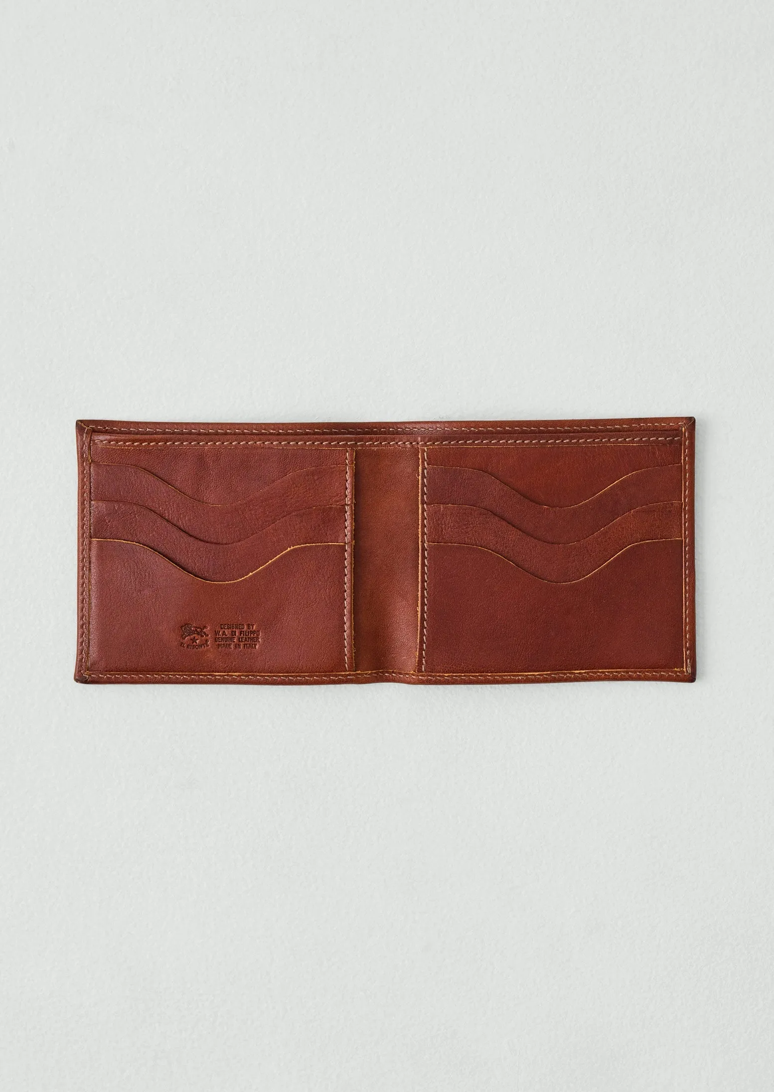 Il Bisonte Bi-Fold Leather Wallet | Sepia sold by TOAST product image thumbnail 2