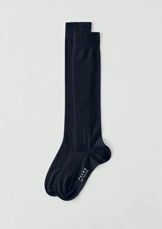 Falke Merino Knee High Socks | Dark Navy made by Falke