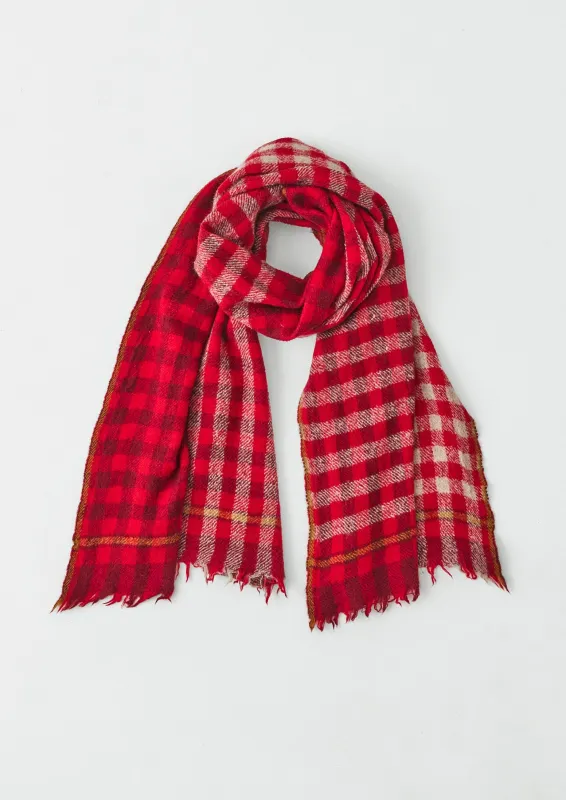 Moismont Wool Scarf | Blaze Red made by TOAST