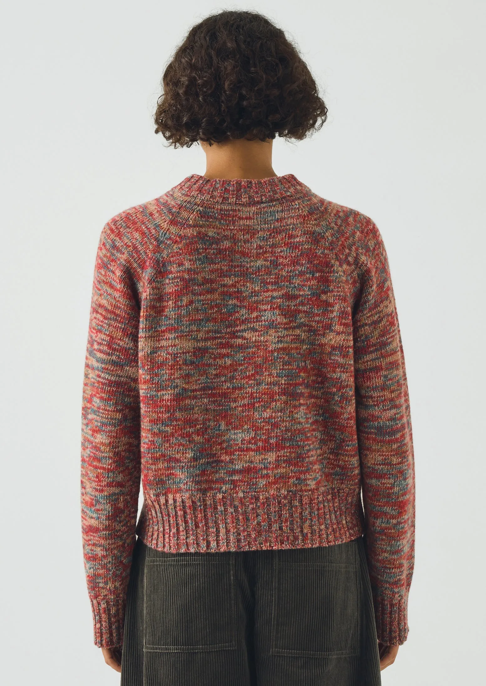 Marled Wool Sweater | Red Multi sold by TOAST product image thumbnail 4