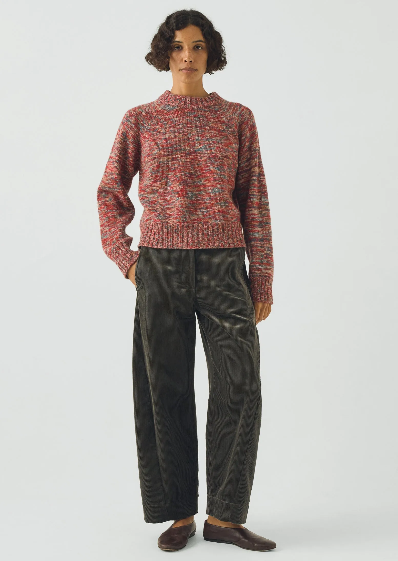 Marled Wool Sweater | Red Multi sold by TOAST product image thumbnail 2