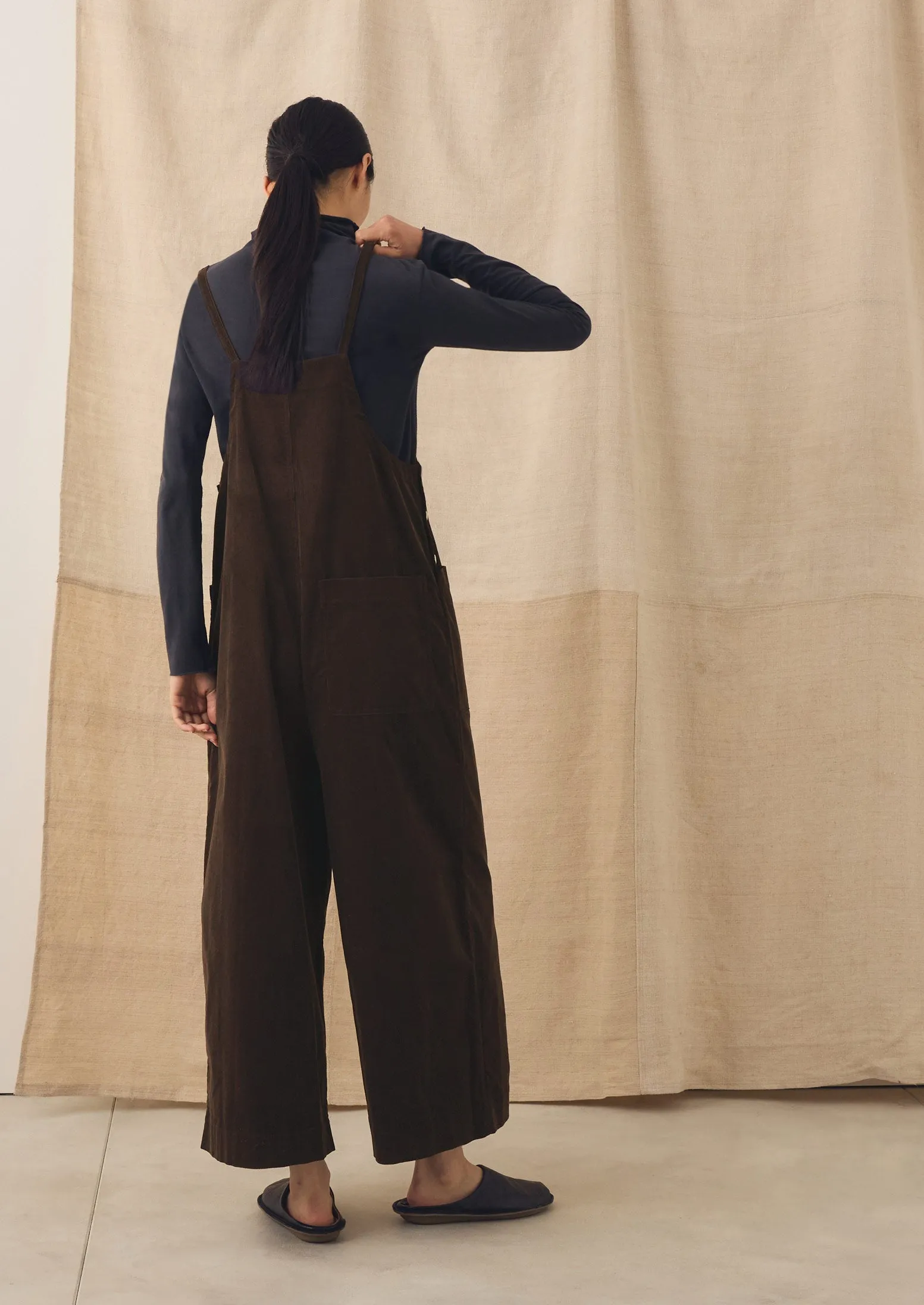 Cord Pocket Jumpsuit | Bitter Chocolate sold by TOAST product image thumbnail 3