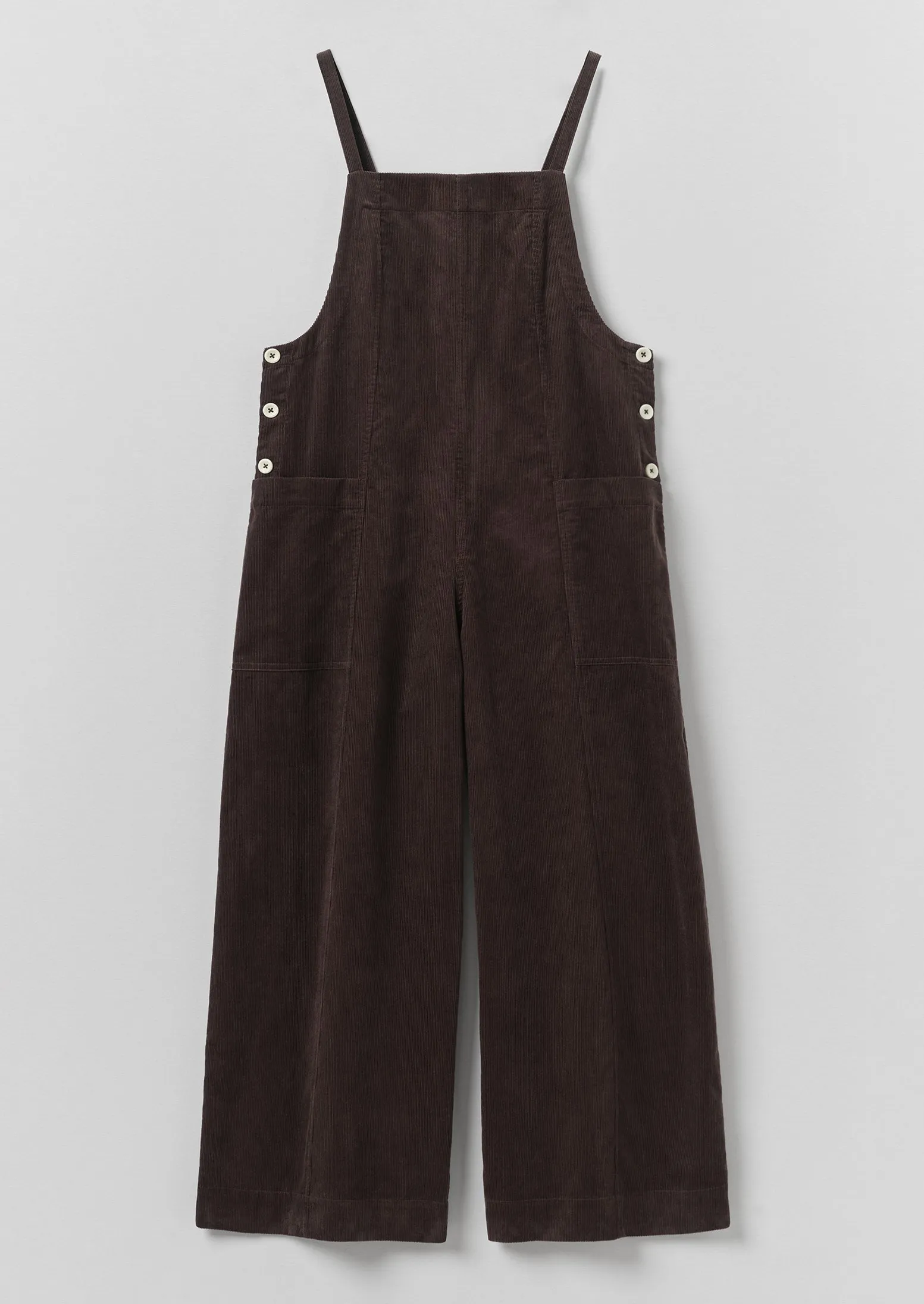 Cord Pocket Jumpsuit | Bitter Chocolate sold by TOAST