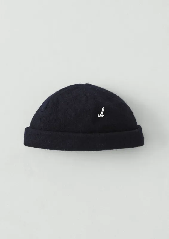 Muehlbauer Japanese Wool Hat | Dark Navy made by Cableami