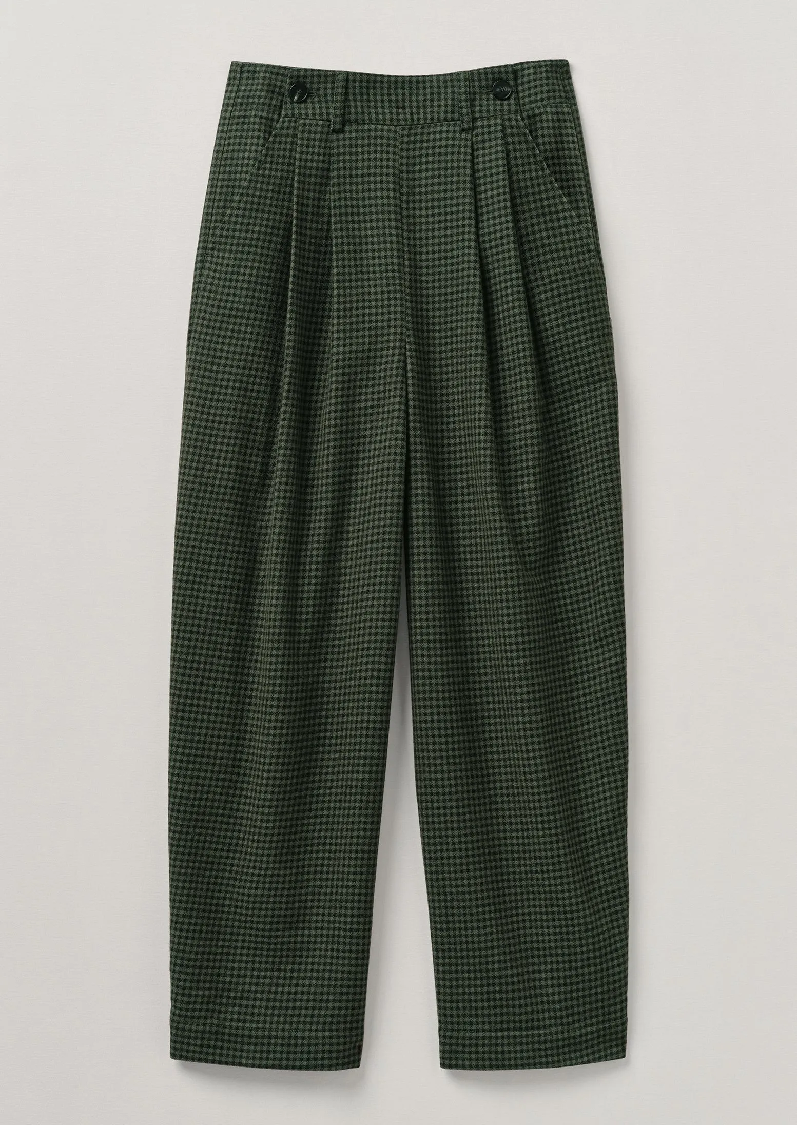 パンツ NEAT Wide Type II Black Gray Check Wool NEAT WOOL MULTI CHECK PANTS NEAT Wide Type II Black Gray Check Wool